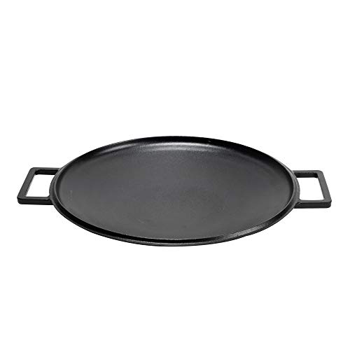 MOOSSE Premium Korean BBQ Grill Pan, Chosun Griddle, Enameled Cast Iron