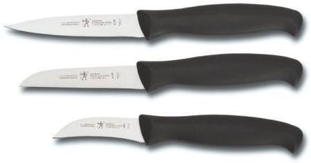 J.A. HENCKELS INTERNATIONAL Kitchen Elements 3-pc Paring Knife Set, Black New