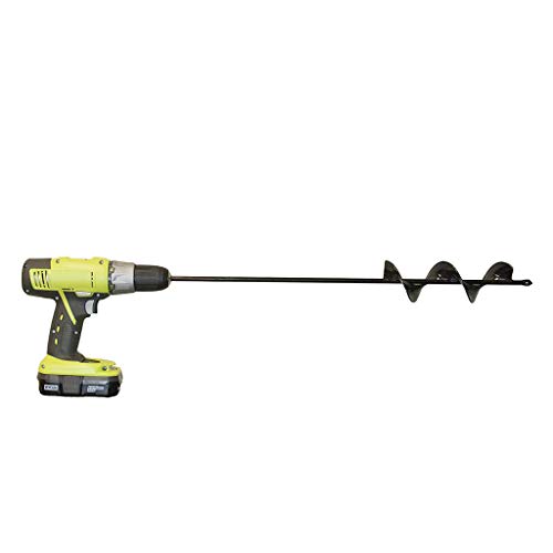 Beyonds Garden Soil Cultivator, Hand Drill Digger Auger - 1.57 inch Wide and 17.7 inch Long - for Planting Seedlings and Bulbs