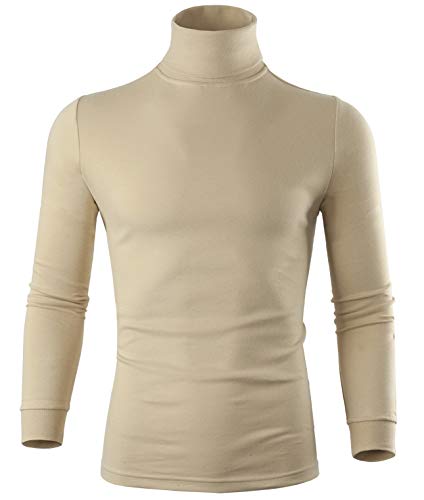 100 cotton turtleneck mens