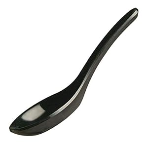 APS 2444 GF068 Zwarte Melamine Lepel – Zwart