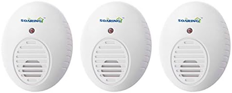 SOARING Mini Ultrasonic Pest Repellers SAFE for Children and Pets - Quickly eliminates Flies Roaches Rodents Ants Spiders and Other Insects( 3 pack)