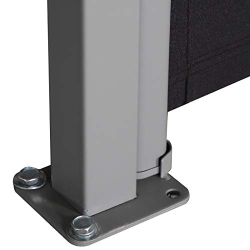 Outsunny 5' Retractable Folding Side Awning Patio Outdoor Privacy