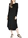 12 Ami Long Sleeve Basic Pocket Midi Dress (S-XXL) - Made in USA