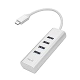 USB C Hub HAVIT 3.1 Type-C Dock with Power Delivery for Charging, 4 Superspeed USB 3.0 Ports for New Macbook And Other Computer With Type C Ports