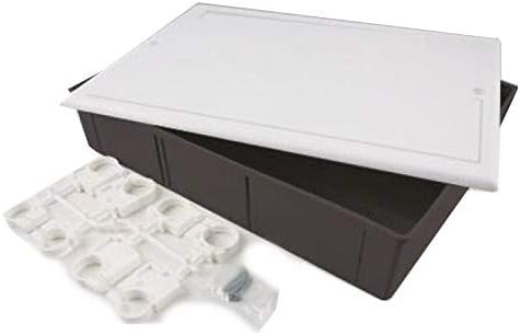 Caja de empotrar universal para colectores 510 x 295 x 80 mm con tapa y fijaciones: Amazon.es: Bricolaje y herramientas