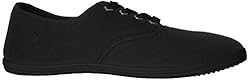 Easy USA - Womens Canvas Lace Up Shoe with Padded