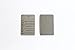 Metronic Marking Tags-Price Paper tag, Pack of 1000 (Silver Two Part FBA)