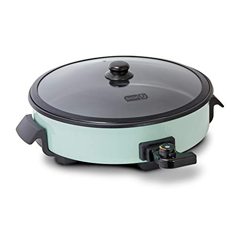 Dash Electric Skillet + Hot Oven Cooker with 14 inch Nonstick Surface