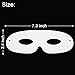Gejoy 80 Pack White Paper Masquerade Masks for DIY Craft, Blank Die Cut Mardi Gras Party Masks for Kids and Adults to Decorate
