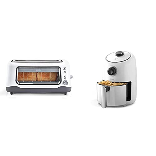 Dash Clear View Extra Wide Slot Toaster with Stainless Steel