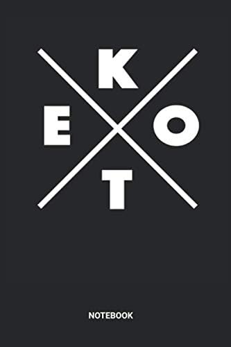 Notebook: Dotted Lined Keto Themed Notebook (6x9 inches) ideal as a Keto Diet Journal. Perfect as a Ketogenic Cook Book for all Cookbook Lover. Great gift for Kids, Men and Women Paperback – 22 May 2019