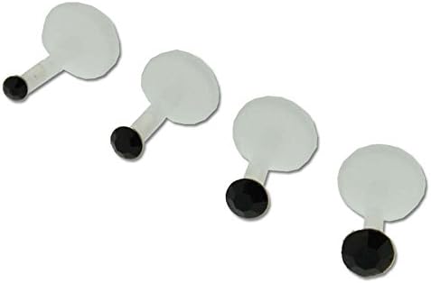 Bioflex Monroe Labret Lip Ring with Black Top