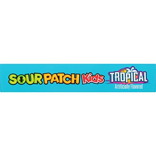 SOUR PATCH KIDS TROPICAL SOFT & CHEWY GUMMY CANDY, 3.5 OZ