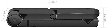 Topways® Multi-Angle Adjustable Black Universal Portable Foldable Plastic Stand for iPad Mini Air Samsung Galaxy Tab All Other 7-10 Inch Tablet PC (Black) - Image 5