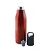 ICY BEV KOOLER STAINLESS STEEL BOTTLE INSULATOR, 2 PACK, RED, beer keeper/holder with silicone bottle stopper; cap with bottle opener and finger grip keeps beer cold longer