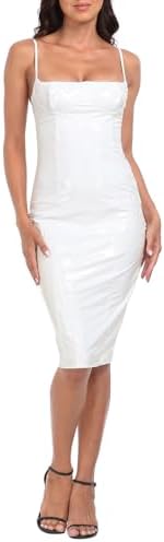 graduation white bodycon midi dress 28 Chic White Graduation Dresses To Get Your Diploma In Style