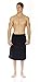 Arus Men's Soft Touch Turkish Velour Cotton Striped Fleece Bath Towel Wrap