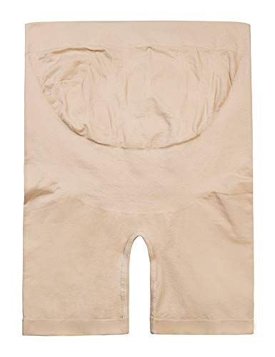 Peauty Maternity Shapewear Shorts Under Dresses Belly Bands Pregnant Women Pregnancy Underwear Summer Maternity Dress Clothes Baby Shower Wedding Guest Pregnancy Shapewear(Nude S) - Thumbnail 7