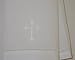 Integrity Designs White Linen Baptism/Christening Cloth with White Cross