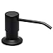 Built in Sink Soap Dispenser Matte Black 17oz Bottle Stainless Steel Pump Head 500ml