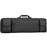 BOW-TAC Double Long Rifle Gun Case Bag Tactical Rifle Backpack Pistol Soft Firearm Transportation Carbine Case - Lockable Compartment, Available Length in 36