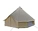 DANCHEL 4-Season Family Cotton Bell Tents (10ft 13.1ft 16.4ft 19.7ft Dia. Size Options)