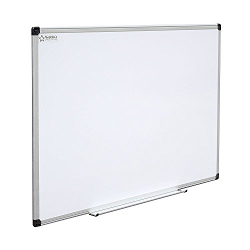 Thornton's Office Supplies 24 x 36 Magnetic Ultra Slim Lightweight Aluminum Frame Wall Dry Erase Whiteboard | Dry Erase Board with Pen, Pencil & Marker Tray (Strong Packaging) - Thumbnail 6