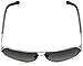 Fossil Eyewear FOS3054s Aviator Sunglasses, Semi Matte Silver/Gray Gradient, 63 mm