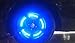 Gechiqno 4 Pair LED Green-Color Wheel Lights - Car Bike Wheel Tire Tyre Valve Dust Cap, Safety, Waterproof, Motion Activated, Spoke Flash Lights Car Valve Stems & Caps Accessories (Blue)