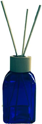 Olive Oil Outpost Natural Wood Diffuser Top, Cobalt Blue, Lime Green and Blue Bottles (Cobalt Blue)