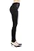 VIRGIN ONLY Women's Denim Jeans Printed Elastic Waist Band Seamless Leggings (66 Black, One Size)