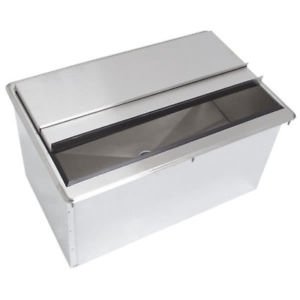 24" x 18" Drop in Ice Bin with Sliding Cover