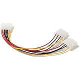 Computer Molex 4 Pin Power Supply Y Splitter Cable