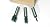 MLCS 8376 Plywood Straight Router Bit 3-Piece Boxed Set