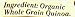 Bob's Red Mill Whole Grain Organic Quinoa Flour, 22 Ounce (Pack of 4)