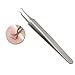 Professional Blackhead & Splinter Remover Tools Easily Cure Pimples Whiteheads Comedones Acne Zit Ingrown Hairs and Facial Impurities Surgical Stainless Steel(3PCS)