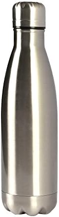 travel-mugs Stainless Steel Water Bottles BPA Free Leak Proof Insulated Design for Hot &amp; Cold Drinks Perfect for Camping, Picnics, Gym Outdoor sports Boarded(Silver)