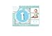 Pearhead First Year Monthly Milestone Photo Sharing Baby Belly Stickers, 1-12 Months, Blue