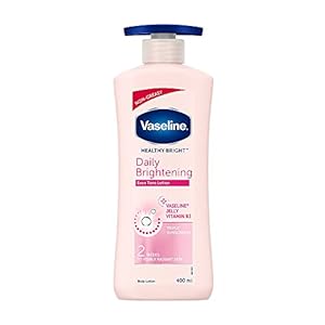 Vaseline Healthy Bright Body Lotion 400ml, Daily Brightening Body Moisturizer with Sunscreen for Dry Skin, Lotion for…