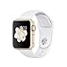 Apple Watch Series 2 Smartwatch 38mm Gold Aluminum Case White Sport Band GPS (Renewed)