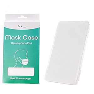 Premium Maskenbox/Masken Etui zur hygienischen Masken Aufbewahrung – für nahezu alle Atem- und Mundschutzmasken geeignet…