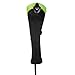 Andux 4 Pack Long Neck Golf Hybrid Club Head Covers Dial No. Tag CTMT-01 Black/Green
