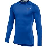 Nike Mens Pro Fitted Long Sleeve Training Tee (Small Royal)