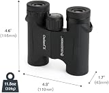 Celestron Outland X 8x25 Compact Roof Prism Binoculars Black view 9