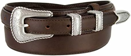 Brenneman\'s Leather Belt Women 34 36 Brown Sterling Silver 4-Piece Ranger Buckle Brenneman main image 4