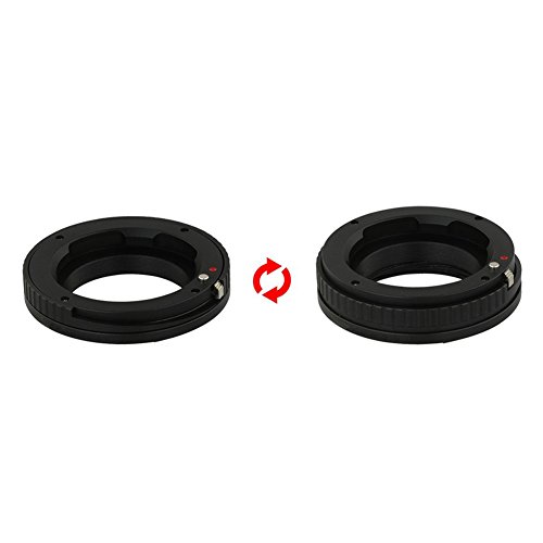 FOTOMIX LM-FX/M Black Macro Helicoid Adapter for Leica M L/M Lens to Fujifilm FX Mirroless Cameras X-Pro 1, X-E1, X-M1, X-A1, X-T1 X-T2 , X-A1 , X-A2