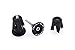 iParaAiluRy Bike Bar End Plugs Handsome Universal Rubber Sponge Aluminum Handlebar Plug (1 Pair, Out Dia. 23mm/28mm, Black/Blue/Golden/Gray/Green/Red)