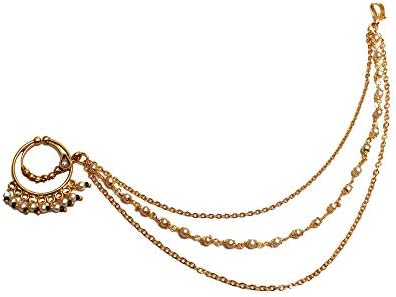 Glamorous Collection Gold Nose Ring 
