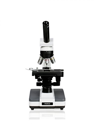 Parco Scientific Monocular Compound Microscope, 40x-1000x Magnification, LED, Mechanical Stage, Rechargeable Battery, Microscope Book, 100 Prepared Slides Variety Set, Package ($10 Value) - Thumbnail 2